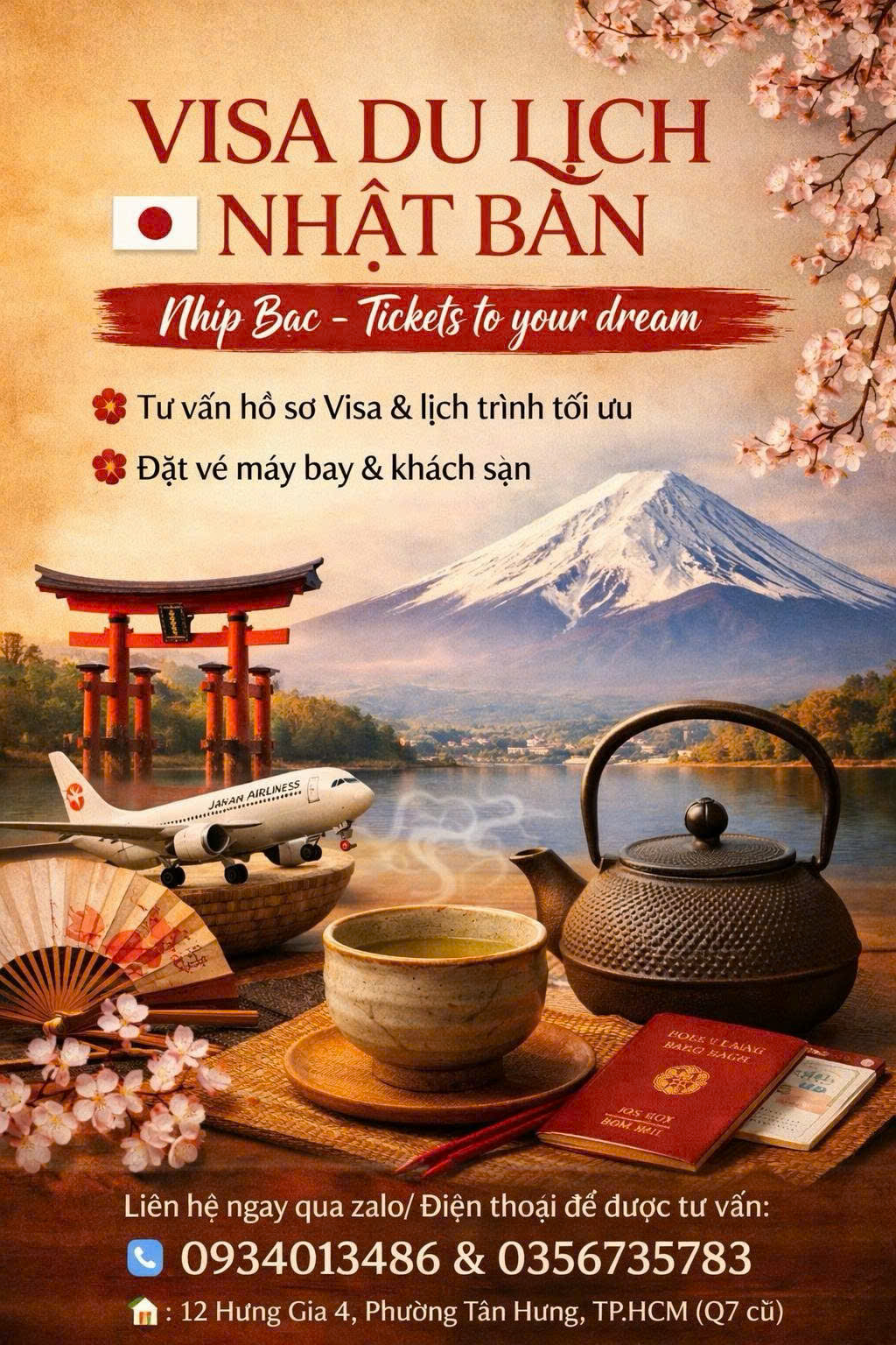 Hỗ trợ Visa và du lịch Nhật Bản